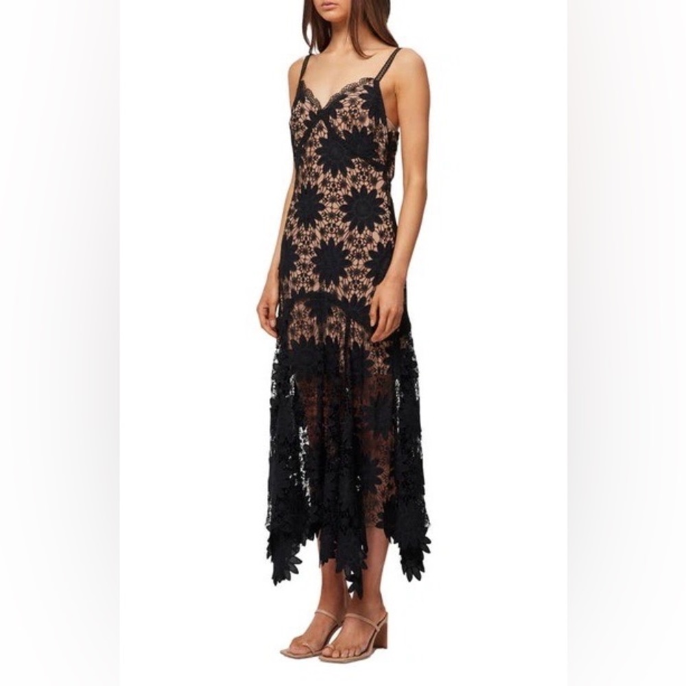 Elliatt Channeling Lace Dress